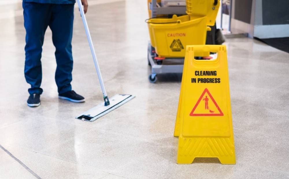 Cleaning in progress - Janitor Jobs in Canada