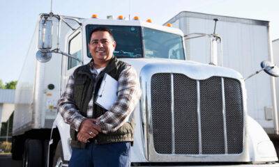 Immigrating to Canada and Working as a Truck Driver: A driver with his truck