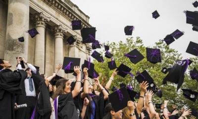 UK Graduate Route Visa: A picture showing graduation ceremony at Portsmouth University