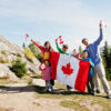 Canada Settlement Visa: A picture showing a happy family already settled in Canada.