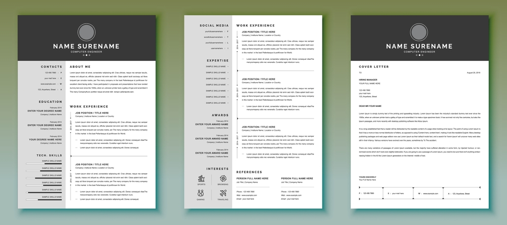 Secrets to Creating a Standout Remote Job Resume: Resume Template, Resume Template Modern, Resume Template with Photo. 