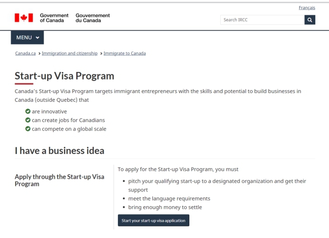 Canada Startup Visa vs Self-Employed Work Permit: Canada startup visa