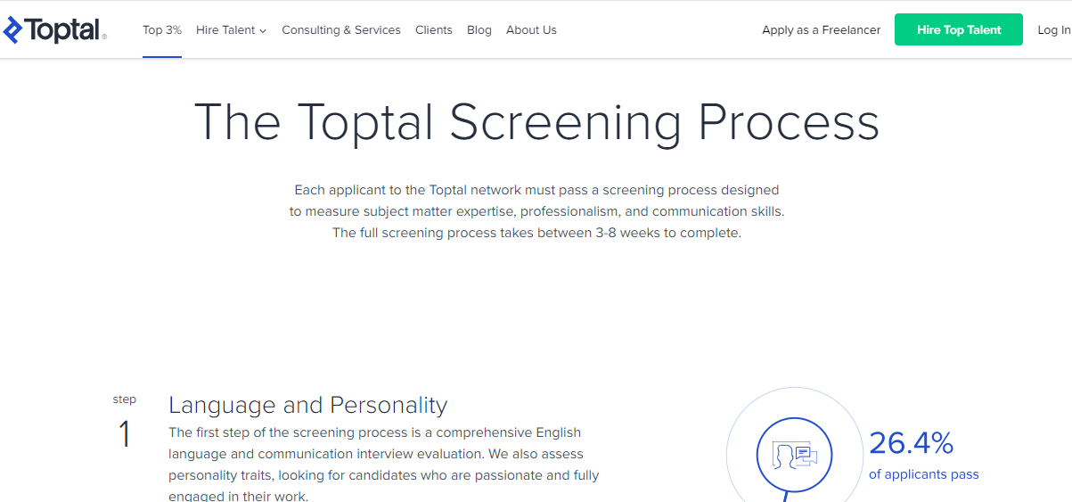 Secure Top Tier Remote Job at Toptal: Toptal application process